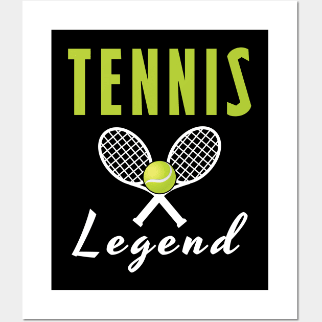 Tennis Legend Wall Art by Mamon